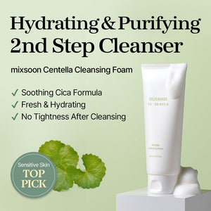 mixsoon Centella Cleansing Foam 150ml, image 2