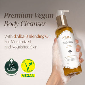 d'Alba White Truffle Oil Serum Body Cleanser 275ml, image 2
