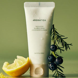AROMATICA Circulating Massage Cream Juniper Berry & Lemon 100ml, image 2