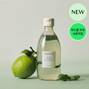 AROMATICA Inspirit Body Wash Basil & Bergamot 300ml, image 2