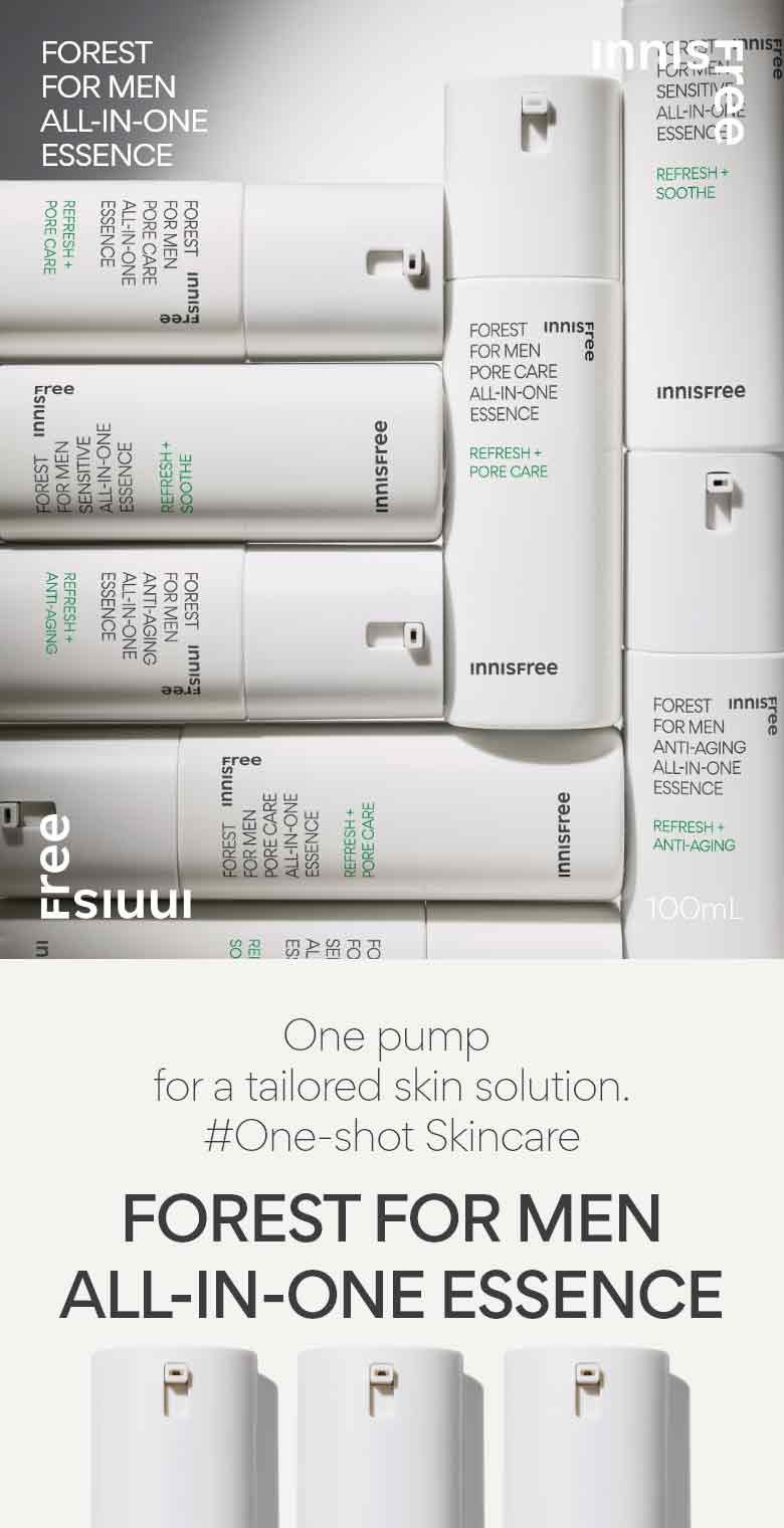 innisfree Forest For Men Pore Care All-In-One Essence 100ml