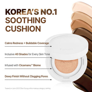 Parnell Cicamanu Serum Cushion SPF45 PA++ 15g (3colors), image 3