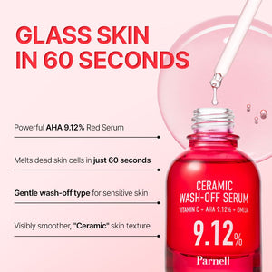 Parnell AHA 9.12 Omija Ceramic Wash-Off Serum 30ml, image 3