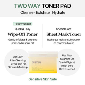 mixsoon Bean Toner Pad 70ea/180ml, image 3