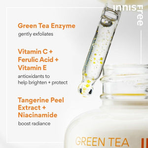 innisfree Green Tea Enzyme Vitamin C Brightening Serum 50ml, image 4