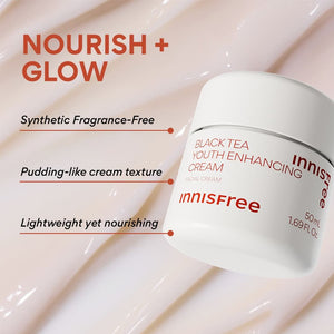 innisfree Black Tea Youth Enhancing Cream 50ml, image 4