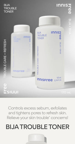 innisfree Bija Trouble Toner 170ml, image 4