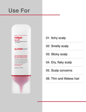 Dr.FORHAIR Folligen Sea Salt Scaler 300g, image 4
