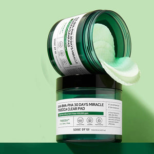 SOME BY MI AHA-BHA-PHA 30Days Miracle Truecica Clear Cleansing Pad (70ea/125ml), image 4