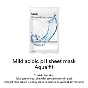 Abib Mild Acidic pH Sheet Mask Aqua Fit 30ml X 10ea, image 4