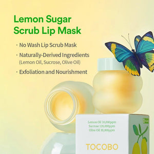 TOCOBO Lemon Sugar Scrub Lip Mask 20ml, image 4