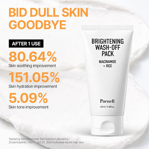 Parnell Niacinamide Rice Brightening Wash Off Pack 100ml, image 5
