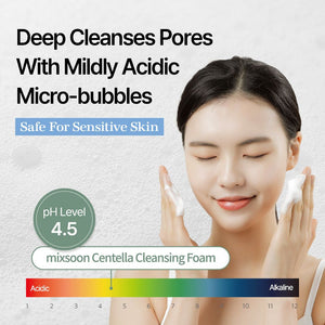 mixsoon Centella Cleansing Foam 150ml, image 5