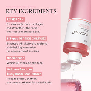 medicube PDRN Pink Cica Soothing Toner 250ml, image 6