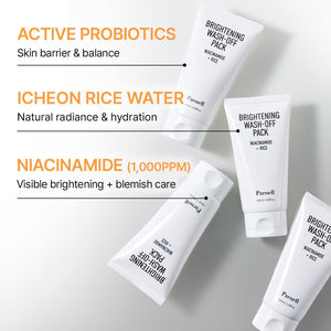 Parnell Niacinamide Rice Brightening Wash Off Pack 100ml, image 6