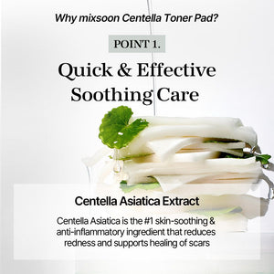mixsoon Centella Toner Pad 120ea/180ml, image 6
