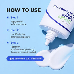 ISNTREE Hyaluronic Acid Daily Sun Gel 50ml SPF30 PA+++, image 6