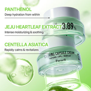 Parnell Panthenol 3.89 Heartleaf Calming Capsule Cream 50ml, image 7
