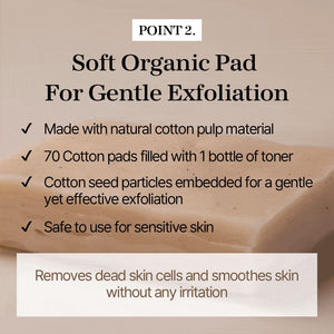 mixsoon Bean Toner Pad 70ea/180ml, image 7