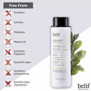 belif BERGAMOT HERBAL EXTRACT TONER 200ml, image 7