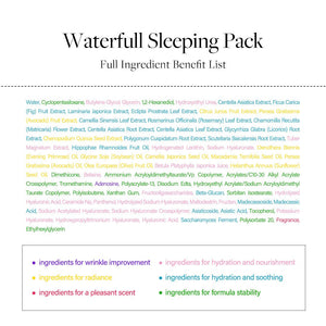 d'Alba Waterfull Vegan Sleeping Pack (Spout Type) 60ml, image 7