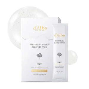 d'Alba Waterfull Vegan Sleeping Pack (Spout Type) 60ml, image 8