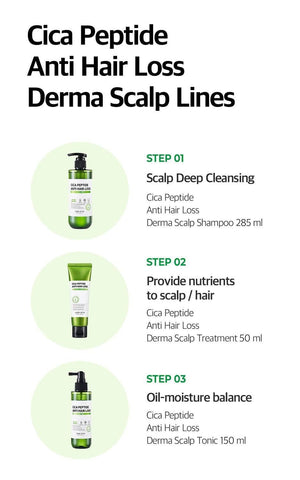 SOME BY MI Cica Peptide Anti Hair Loss Derma Scalp Shampoo 285ml, image 8