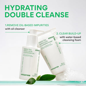 innisfree Green Tea Amino Hydrating Cleansing Foam 150g, image 8